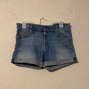 7 for all mankind jean shorts